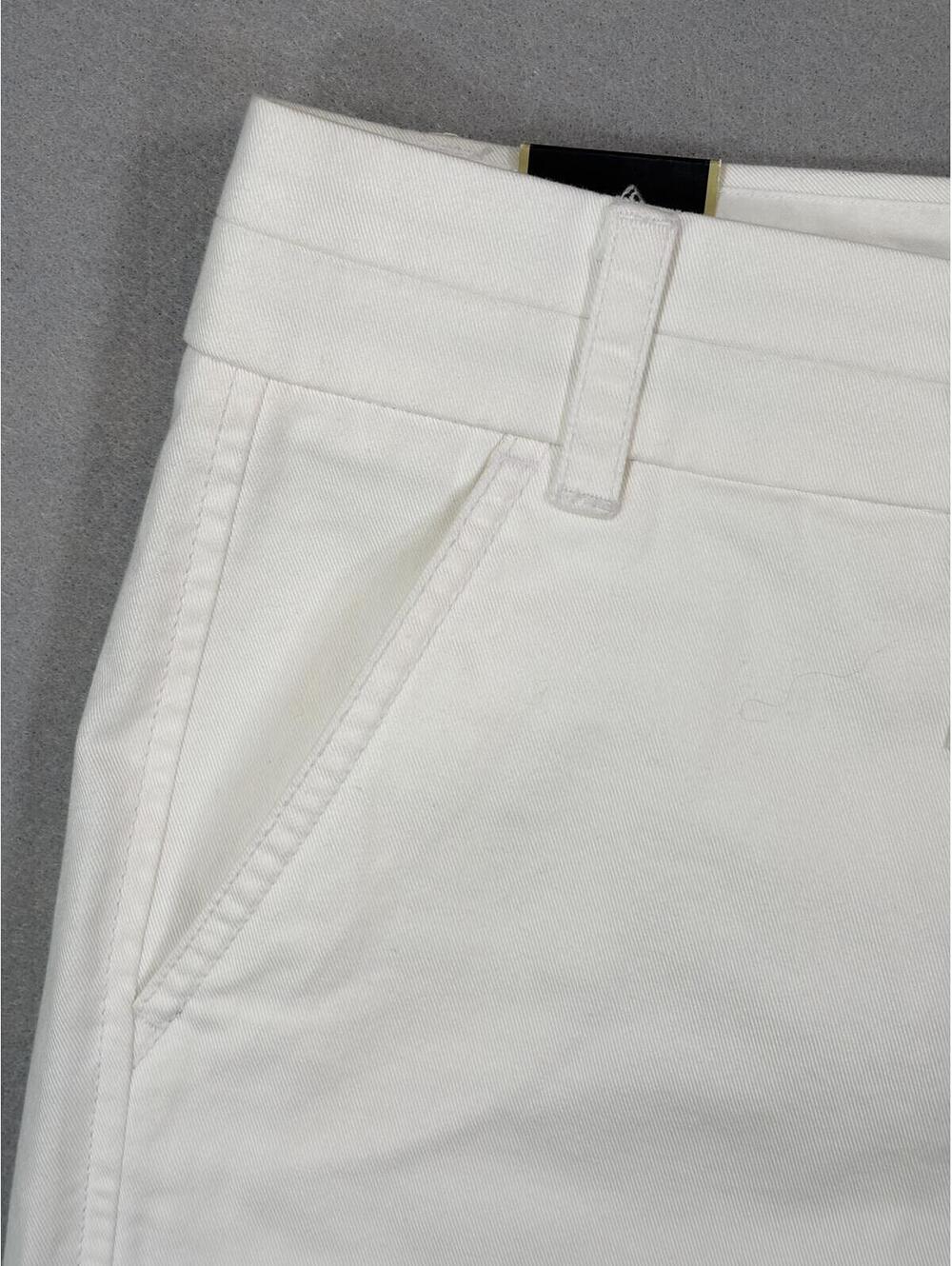NWT J. Crew 4" White Chino Shorts Size 2 Preppy Coastal Classic Summer Staple - Picture 2 of 12
